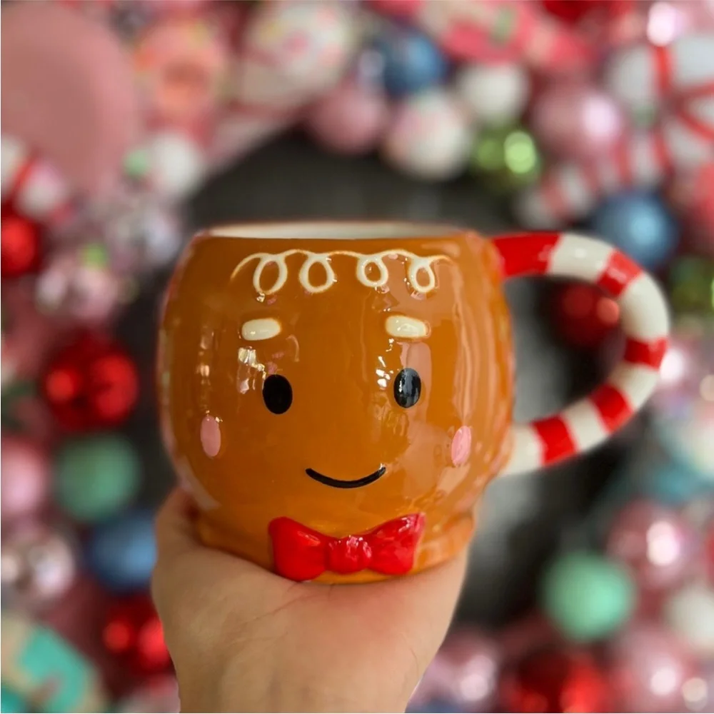 🆕 Target Gingerbread Man Mug Coffee Cup, Ceramic Mug Christmas Holiday Decor